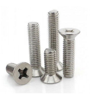 SS Set of M3X15mm Countersunk Phillip Drive Pan Head Bolt (25 pcs)