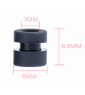 4Pcs M3 (3X6.6) Anti-vibration Rubber Shock Absorber Ball (Color options)