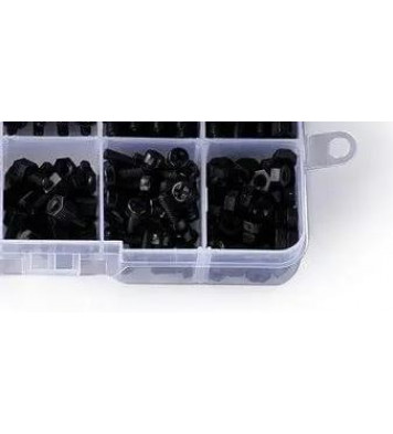 Megaset of Nylon M3 Bolts, Nuts, Spacer and Washers set (220 pcs)