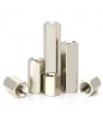 M3 X 30mm Nickel plated Brass Spacer (12 pcs) pack