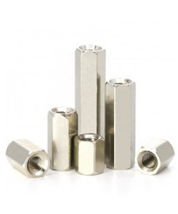 M3 X 10mm Nickel plated Brass Spacer (20 pcs) pack