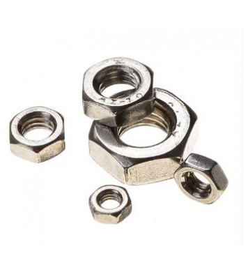 Megapack of M2, M2.5, M3, M4, M5 & M6 size Stainless steel Nuts (150Pc set)