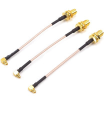 Ironlink 5.8GHz 90º MMCX to SMA FPV Antenna connector