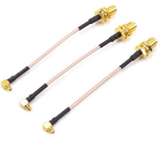Ironlink 5.8GHz 90º MMCX to SMA FPV Antenna connector