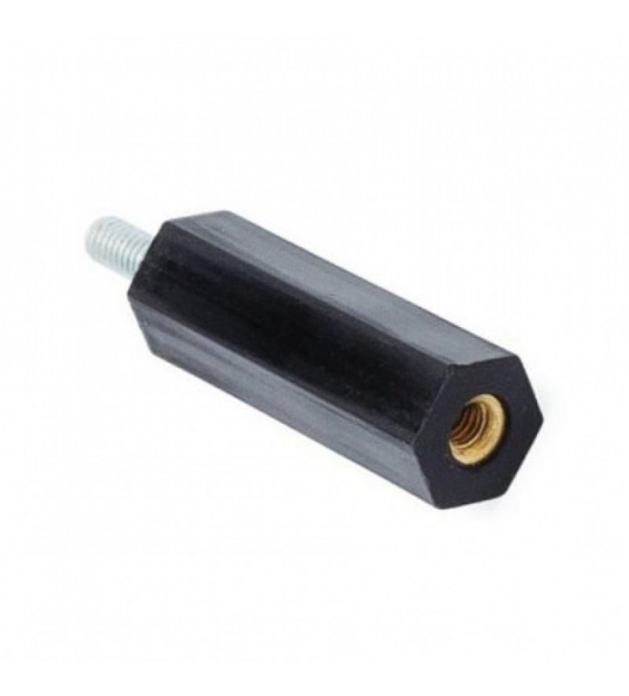 UNICORP Hex Female Threaded Standoffs - 6MM M3 Thread 25MM Length Aluminum Qty 50